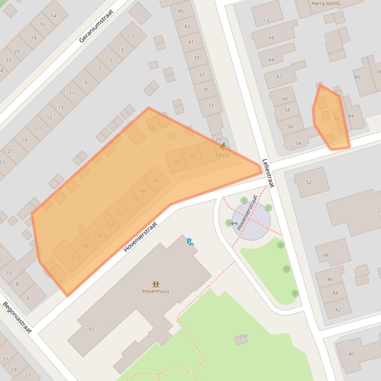 Kaart van postcodegebied 7419CG.