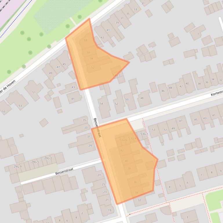 Kaart van postcodegebied 7419CR.