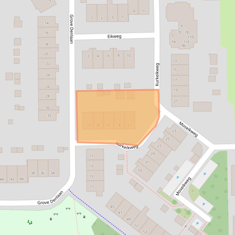 Kaart van postcodegebied 7421AG.