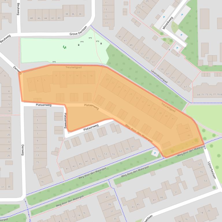 Kaart van postcodegebied 7421AL.