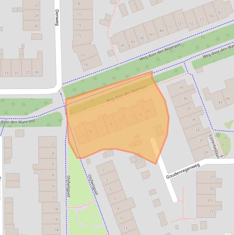 Kaart van postcodegebied 7421AM.