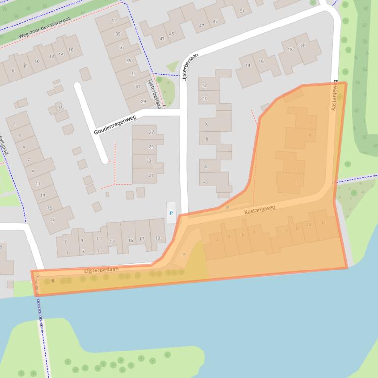 Kaart van postcodegebied 7421AT.