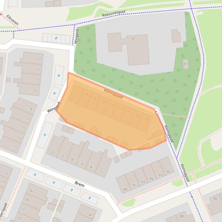 Kaart van postcodegebied 7421CP.