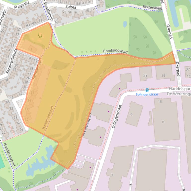 Kaart van postcodegebied 7421DP.