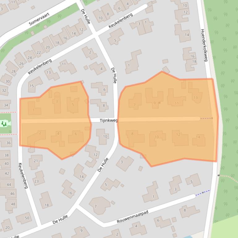 Kaart van postcodegebied 7421ED.