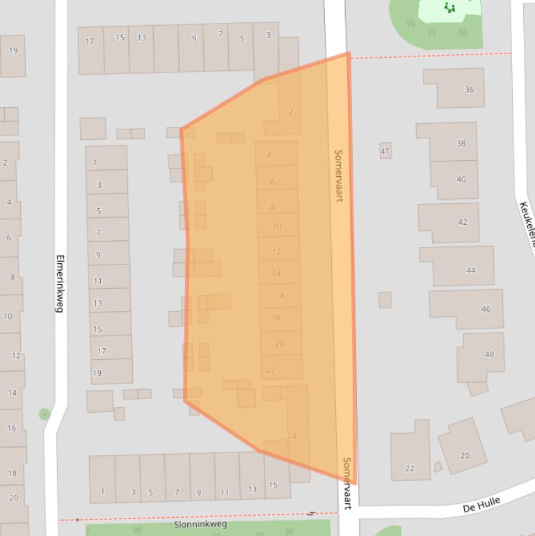 Kaart van postcodegebied 7421EG.