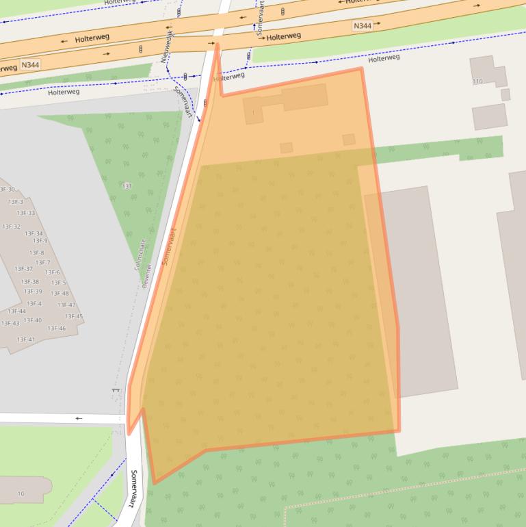 Kaart van postcodegebied 7421EJ.