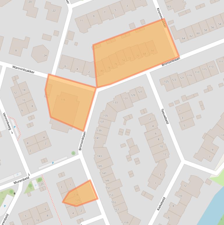 Kaart van postcodegebied 7421ER.