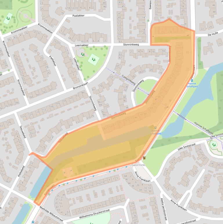 Kaart van postcodegebied 7421ET.