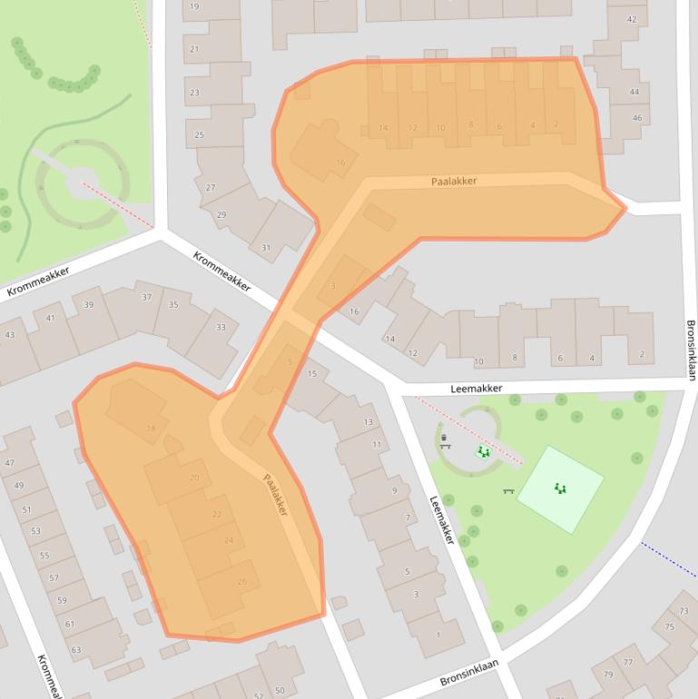 Kaart van postcodegebied 7421GH.