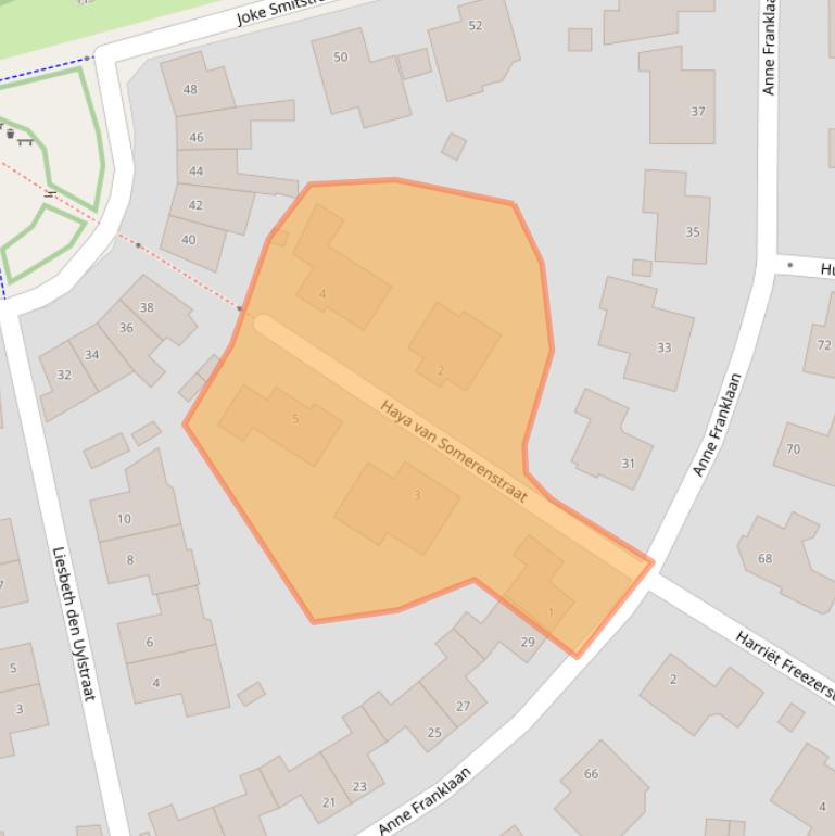 Kaart van postcodegebied 7421HE.