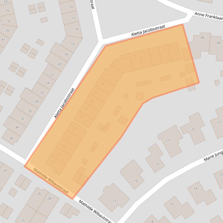 Kaart van postcodegebied 7421HN.