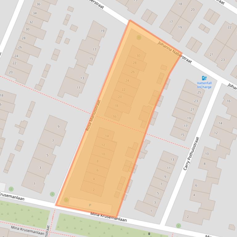 Kaart van postcodegebied 7421LD.