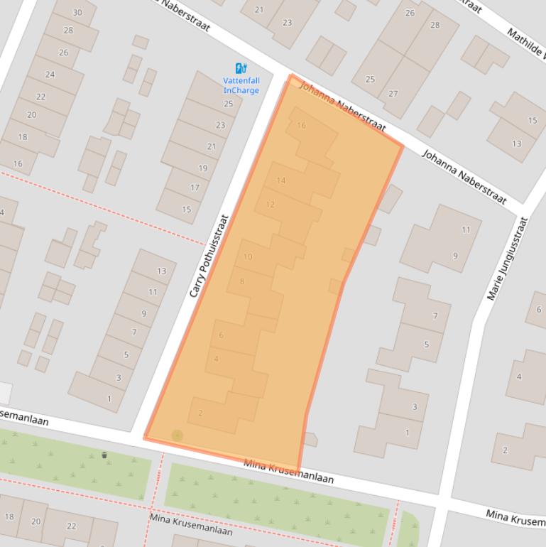 Kaart van postcodegebied 7421LG.