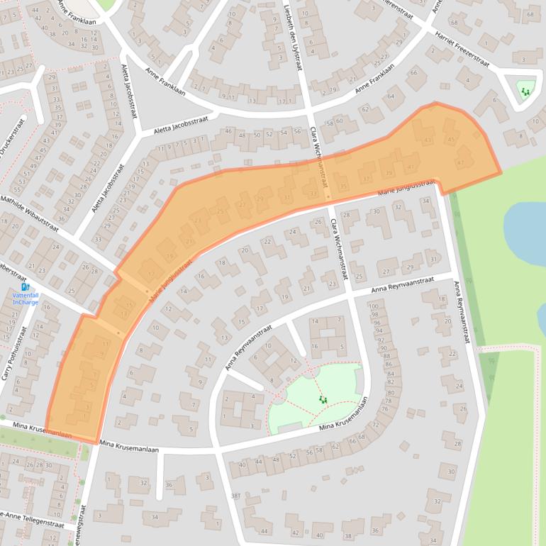 Kaart van postcodegebied 7421LH.