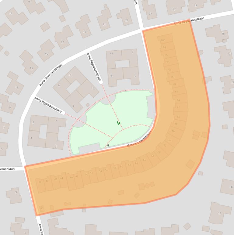 Kaart van postcodegebied 7421LL.