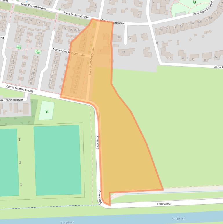 Kaart van postcodegebied 7421LV.