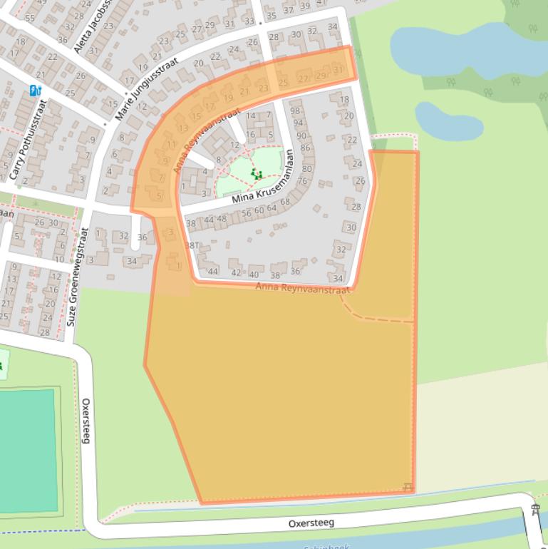 Kaart van postcodegebied 7421LW.