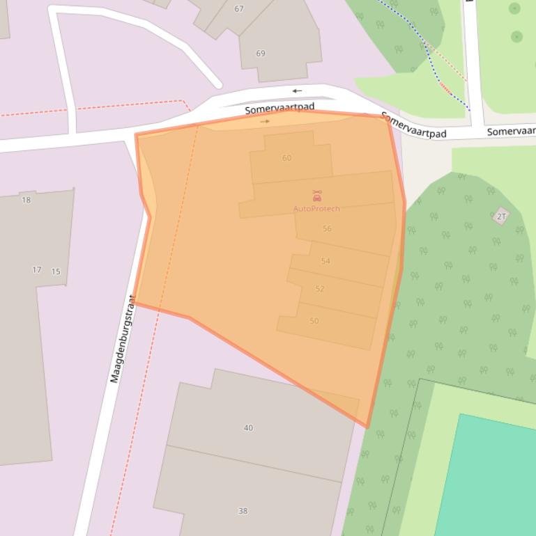 Kaart van postcodegebied 7421ZG.