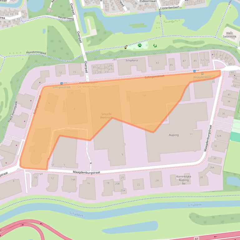 Kaart van postcodegebied 7421ZT.