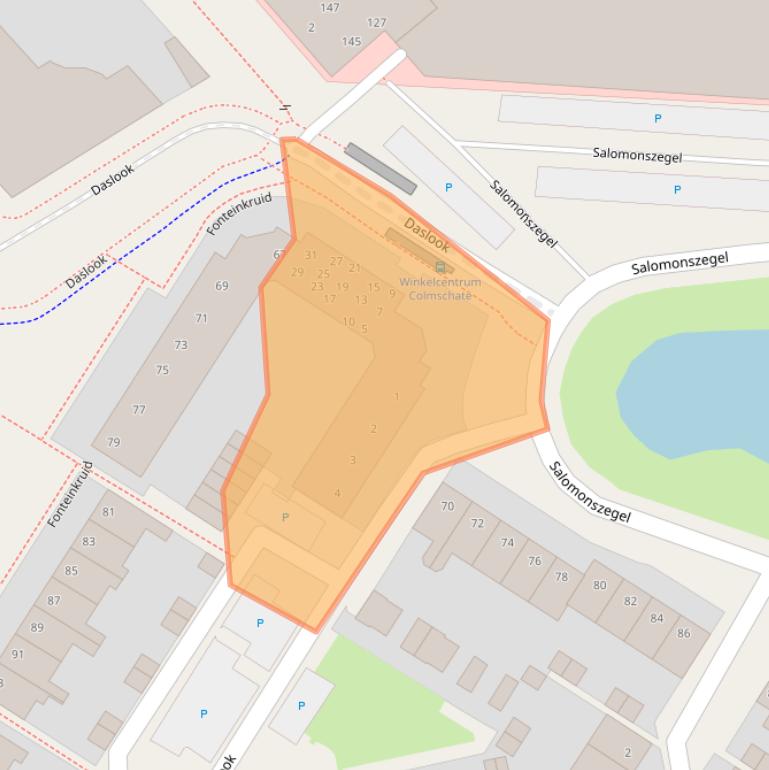 Kaart van postcodegebied 7422LM.