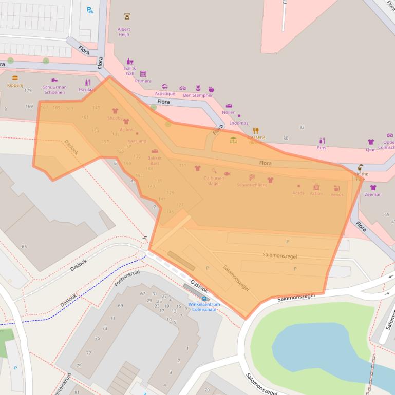 Kaart van postcodegebied 7422LS.