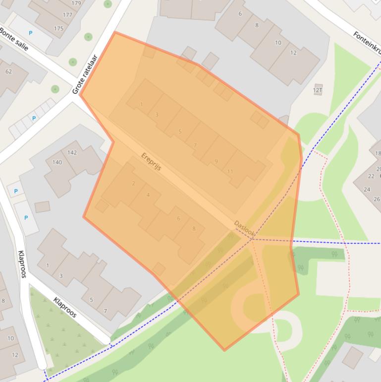 Kaart van postcodegebied 7422MN.