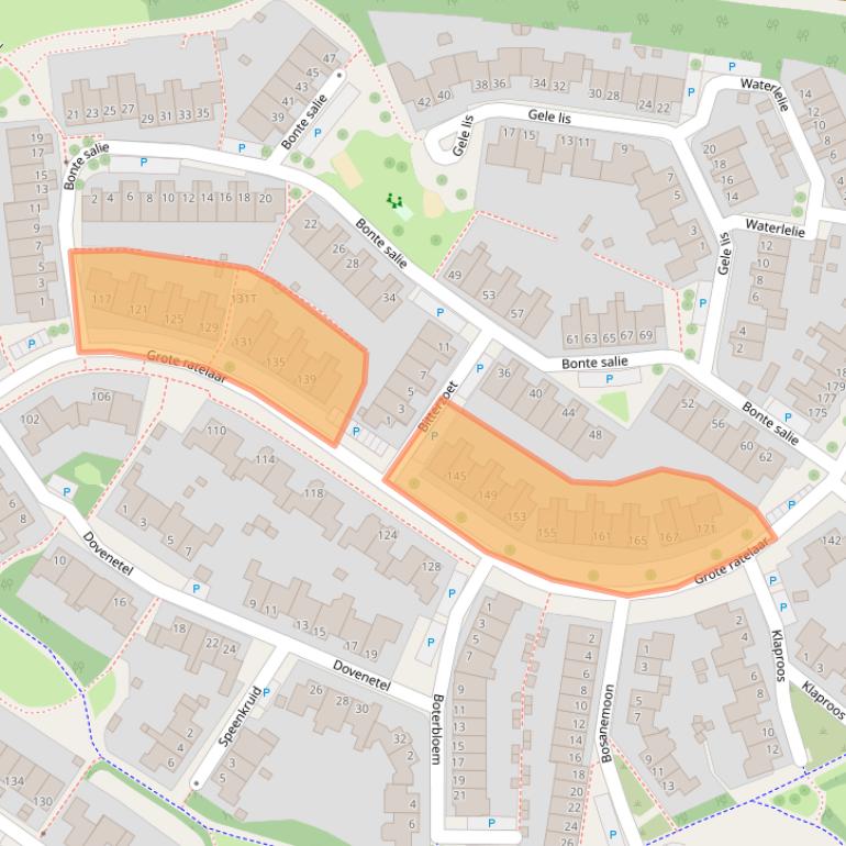Kaart van postcodegebied 7422NK.