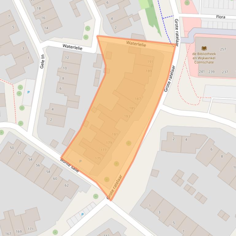 Kaart van postcodegebied 7422NL.