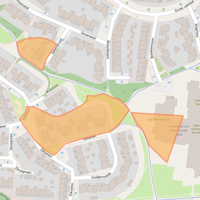 Kaart van postcodegebied 7422NR.