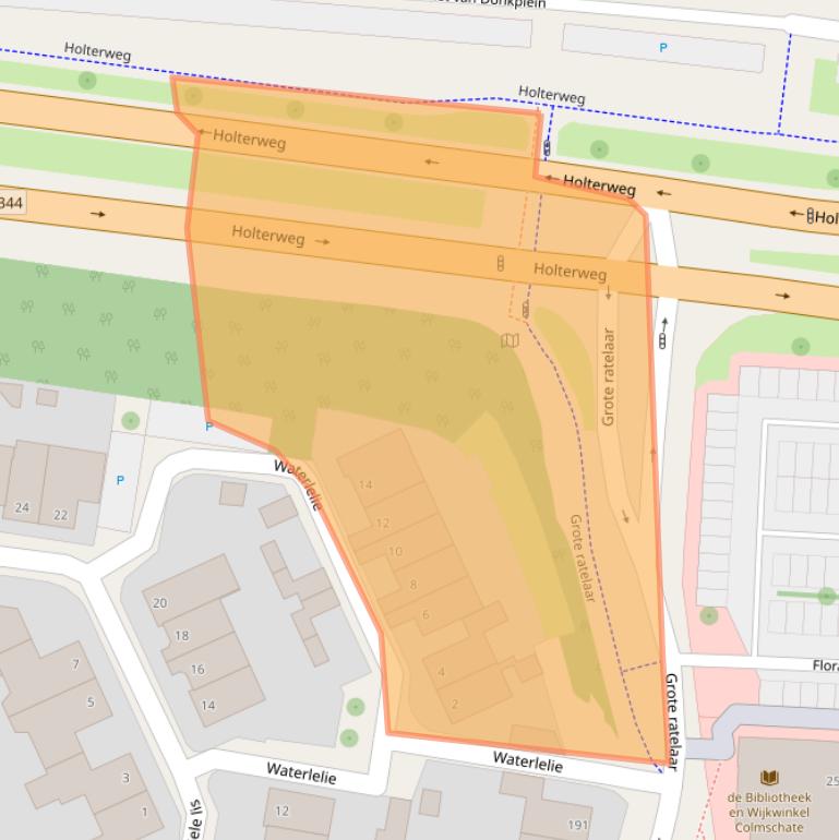 Kaart van postcodegebied 7422NX.
