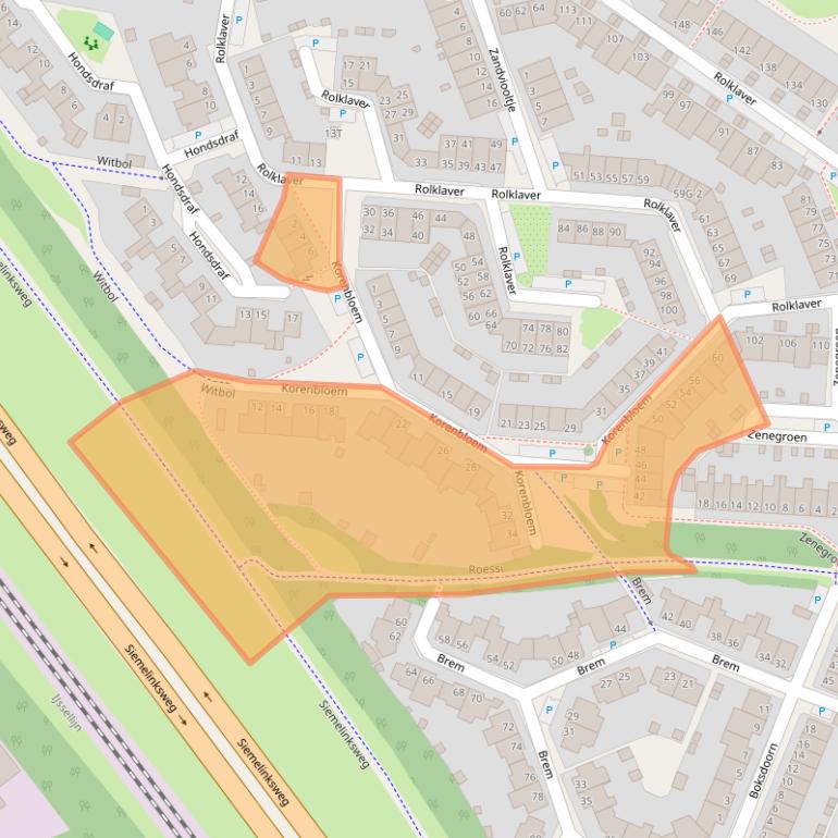 Kaart van postcodegebied 7422RH.