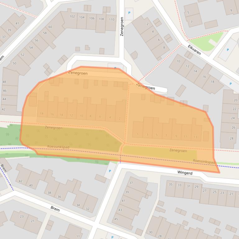 Kaart van postcodegebied 7422RK.