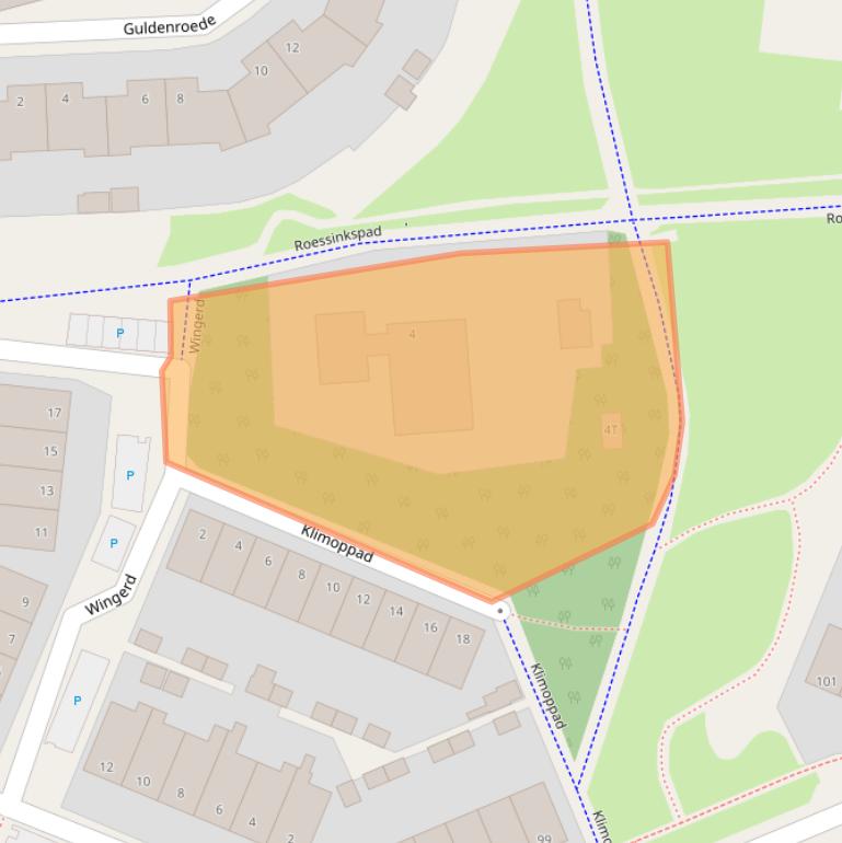 Kaart van postcodegebied 7422RL.