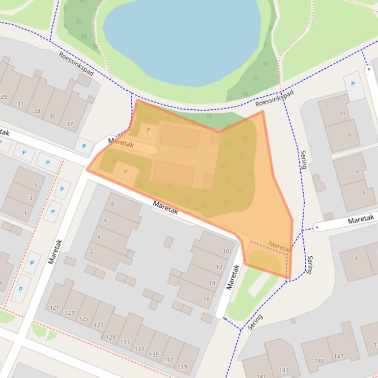 Kaart van postcodegebied 7422RZ.