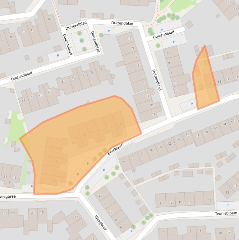Kaart van postcodegebied 7422SE.