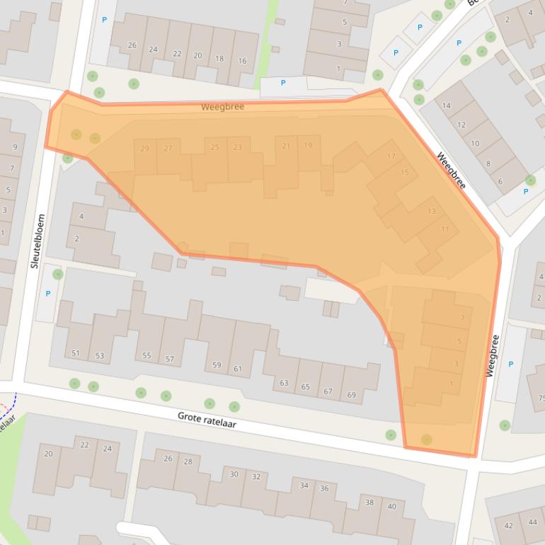 Kaart van postcodegebied 7422SP.