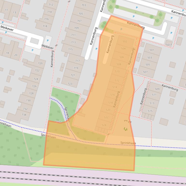 Kaart van postcodegebied 7423AL.