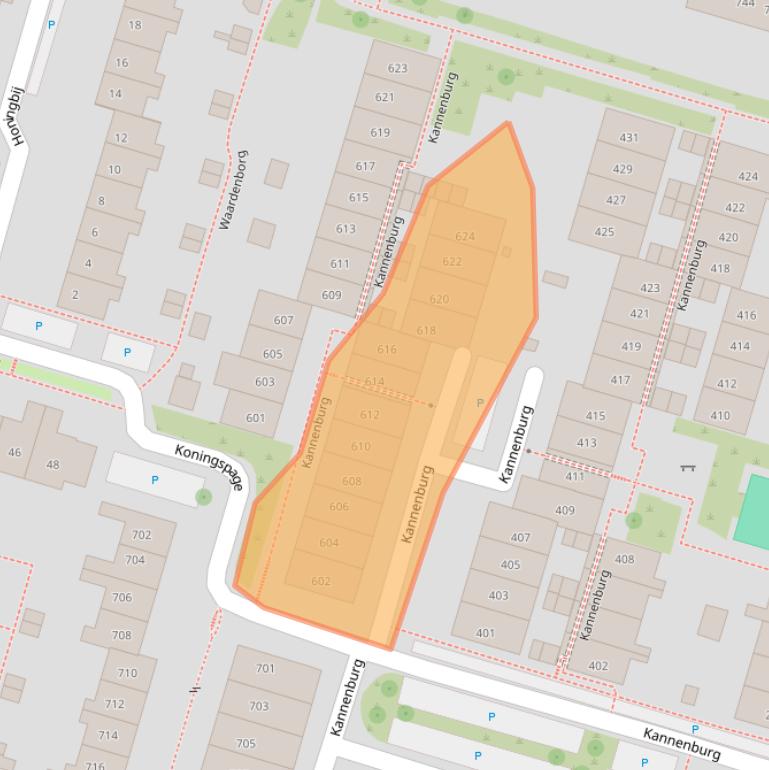 Kaart van postcodegebied 7423AM.