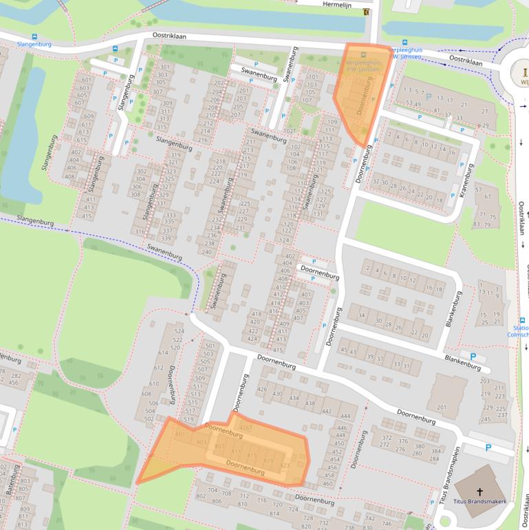 Kaart van postcodegebied 7423BL.