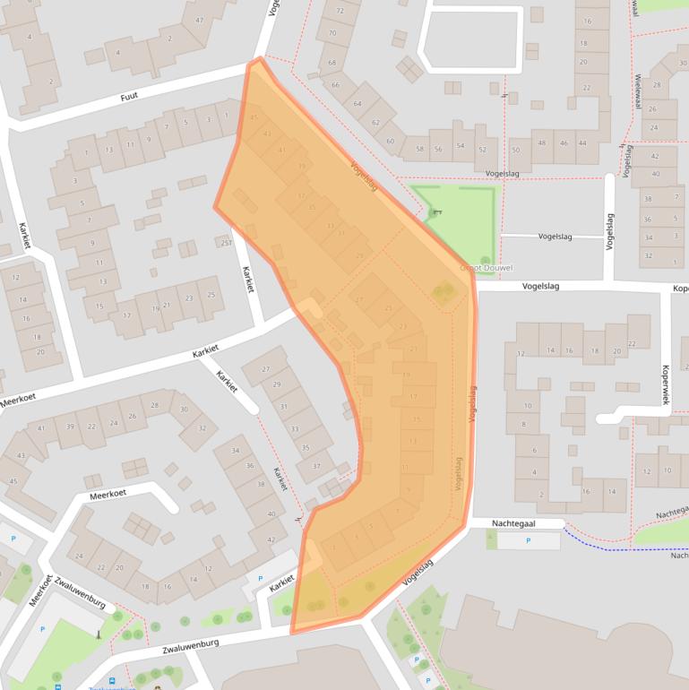 Kaart van postcodegebied 7423CA.
