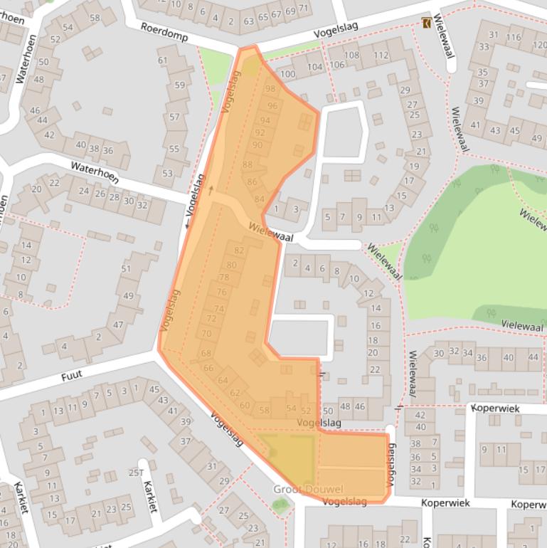 Kaart van postcodegebied 7423CE.