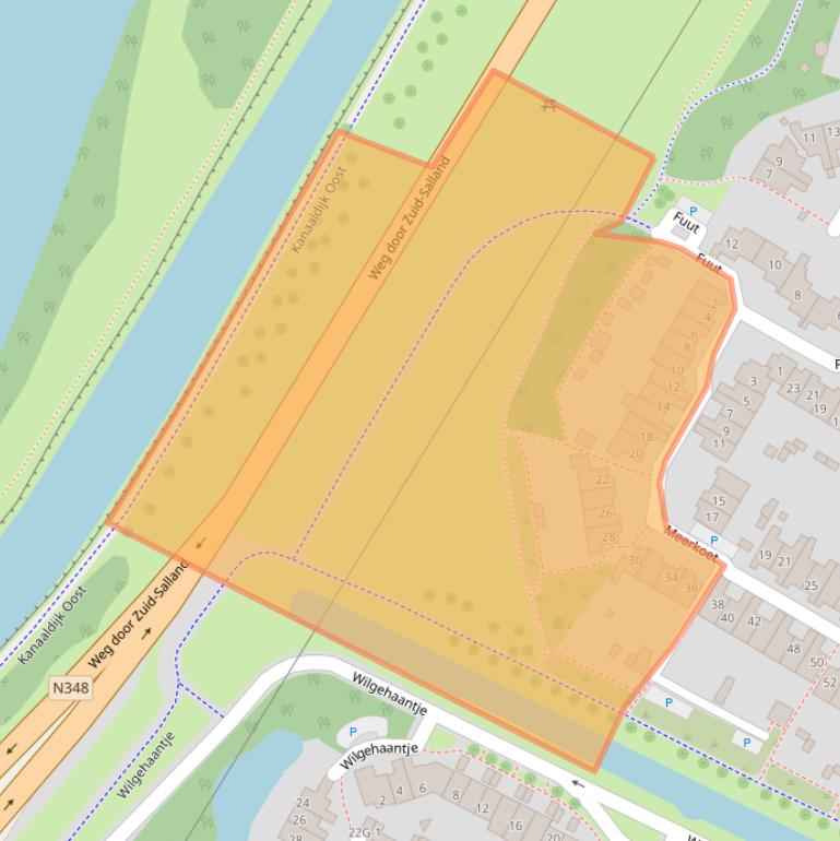 Kaart van postcodegebied 7423CK.