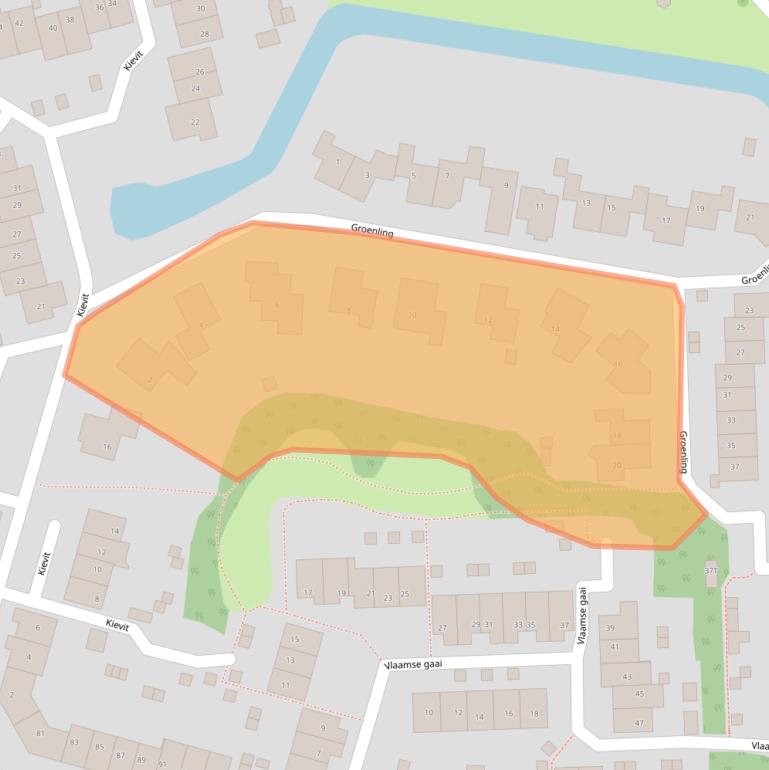 Kaart van postcodegebied 7423DE.