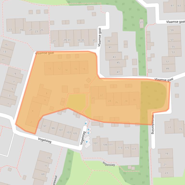Kaart van postcodegebied 7423DH.