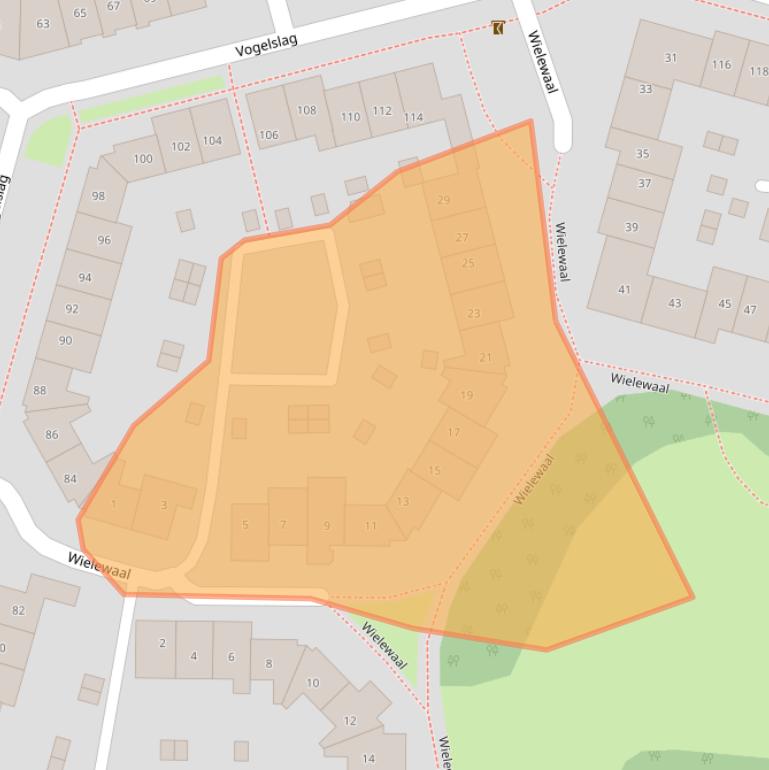 Kaart van postcodegebied 7423DM.