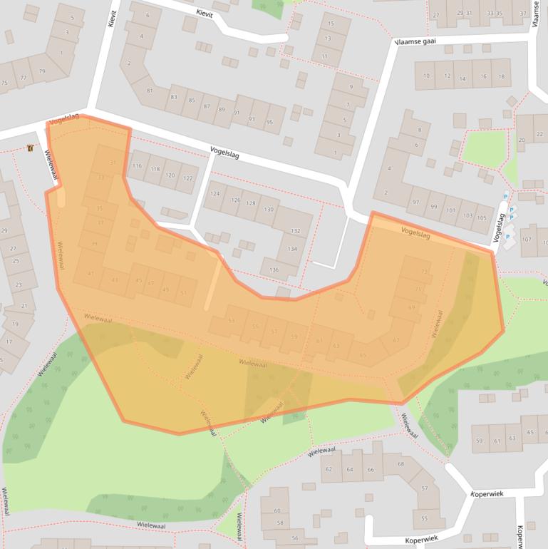 Kaart van postcodegebied 7423DN.