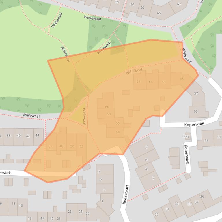 Kaart van postcodegebied 7423DT.