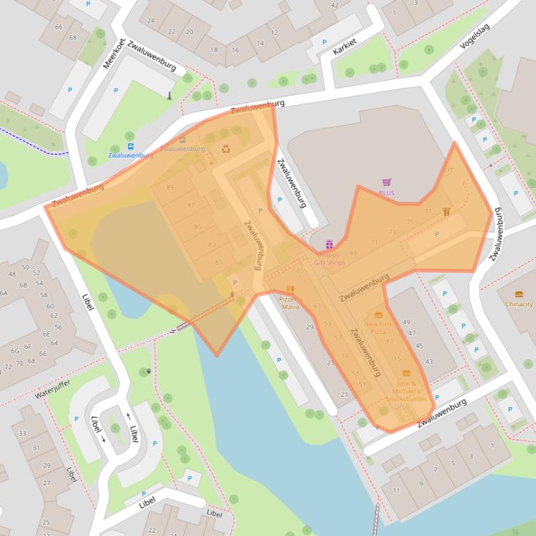 Kaart van postcodegebied 7423DW.