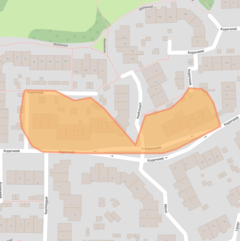 Kaart van postcodegebied 7423EB.